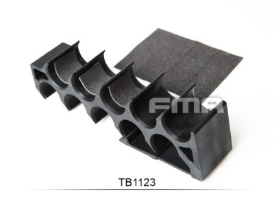 FMA 12GA Shotgun Shell Holder for Belt / MOLLE - Black - obrazek 2