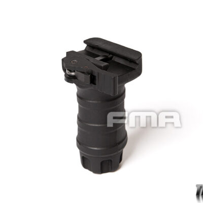 FMA Short Vertical STUBBY Grip with QD RIS Rail Mount - Black