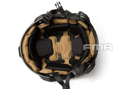 FMA FAST Maritime (MT) Helmet, Gen 2 Padding - Black - obrazek 4