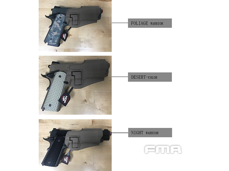 FMA CQC Serpa Belt Holster (TM Hi-Capa / Warrior), Right Hand - Black OD-A-TB1291-BK asgbox.pl FMA CQC Serpa Belt Holster (TM Hi-Capa / Warrior), Right Hand - Black - obrazek 4