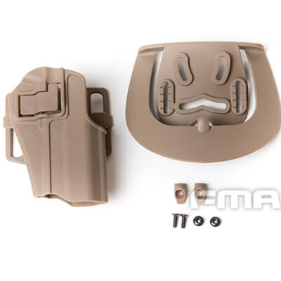 FMA CQC Serpa Belt Holster (TM Hi-Capa / Warrior), Right Hand - Tan