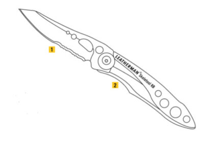 Leatherman Knife SKELETOOL(R) KBX - Silver - obrazek 5