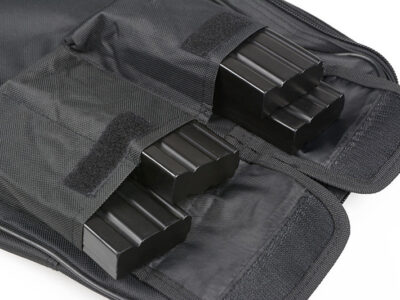 Twin assault rifle carrying bag - 62 and 120cm - black - obrazek 4