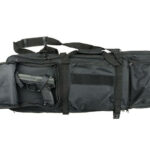 Twin assault rifle carrying bag - 58 and 80cm - BLACK