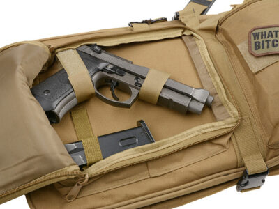 Twin assault rifle carrying bag - 58 and 80cm - OLIVE - obrazek 5
