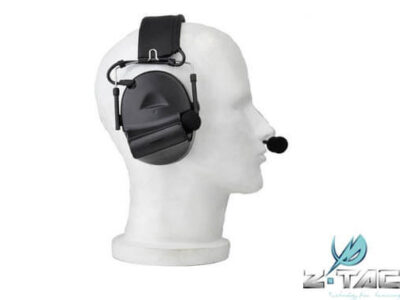 Z Tactical COM 2 Headset ( Mil. Standard Plug ) - Black - obrazek 2