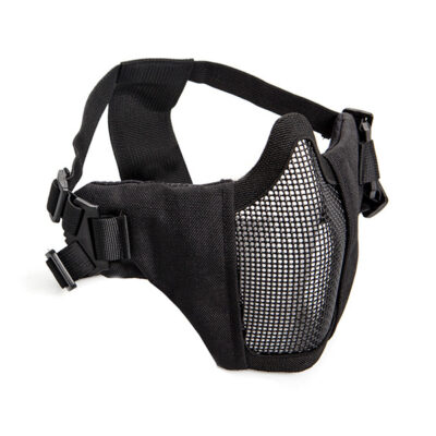 Maska stalker z miękkimi policzkami – Czarna