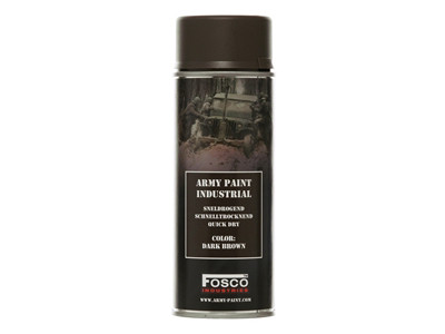 ARMY camouflage paint spray DARK BROWN