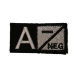 ID. Blood Velcro A NEG - BLACK/WHITE