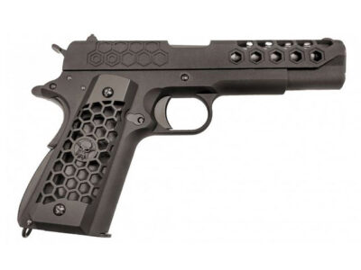 WE GBB Pistol M1911 HEX CUT Gen2 - Black - obrazek 2