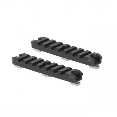 ARES Polymer RIS rail 7 Slot/90 mm for M-LOK (2 pieces) - Black