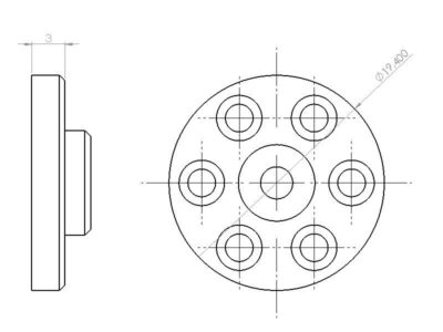 Spare rubber pad for the spring sniper rifles pistons - diameter: 19.4mm - obrazek 5