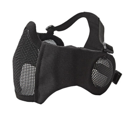STRIKE Mask MESH V2 plus  with Ear Protectors - Black