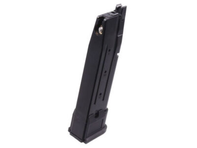 WE Extended Gas Magazine for WE F17 / F18 GBB, 25 BBs - Black