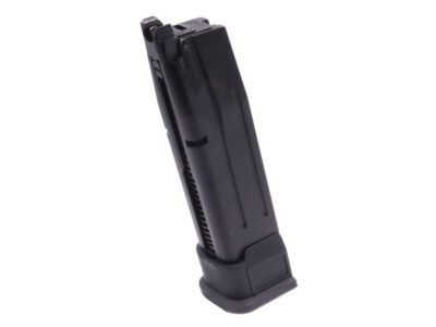WE Extended Gas Magazine for WE F17 / F18 GBB, 25 BBs - Black - obrazek 2