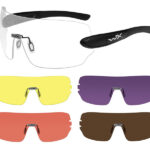Goggles DETECTION clear/yellow/orange/purple/copper-MATTE BLACK