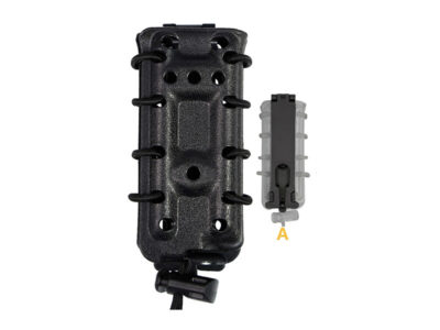 WST Nylon MOLLE Pistol Magazine Pouch – Black