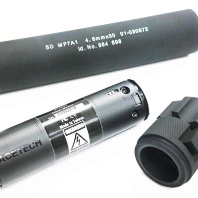 Angry Gun QD Silencer for VFC Umarex MP7 A1 with Tracer unit, 12- mm (CCW) - Black AGY008-VFC asgbox.pl Angry Gun QD Silencer for VFC Umarex MP7 A1 with Tracer unit, 12- mm (CCW) - Black AGY008-VFC asgbox.pl
