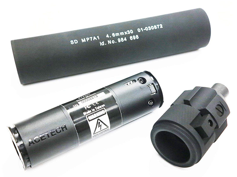 Angry Gun QD Silencer for VFC Umarex MP7 A1 with Tracer unit, 12- mm (CCW) - Black AGY008-VFC asgbox.pl Angry Gun QD Silencer for VFC Umarex MP7 A1 with Tracer unit, 12- mm (CCW) - Black - obrazek 3
