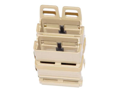 FMA Polymer MOLLE FastMag Pouch for AK / 7.62 Magazines, 2 pcs - Tan - obrazek 2