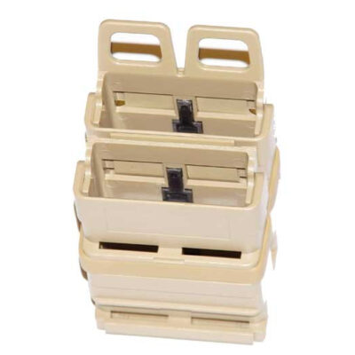 Alternative view of FMA Polymer MOLLE FastMag Pouch for AK / 7.62 Magazines, 2 pcs - Tan