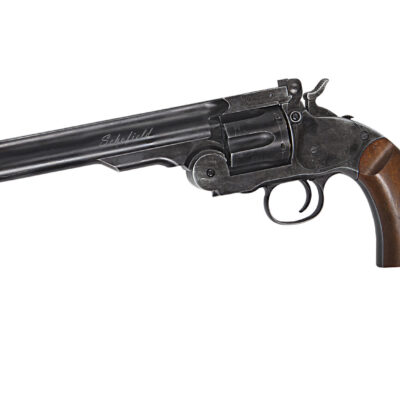 ASG Schofield 6" Gas Revolver - Black / Wood Imitation