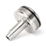Stainless steel STRAIGHT cylinder head for Ares Amoeba Striker sniper rifles