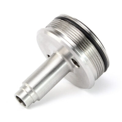 Stainless steel STRAIGHT cylinder head for Ares Amoeba Striker sniper rifles