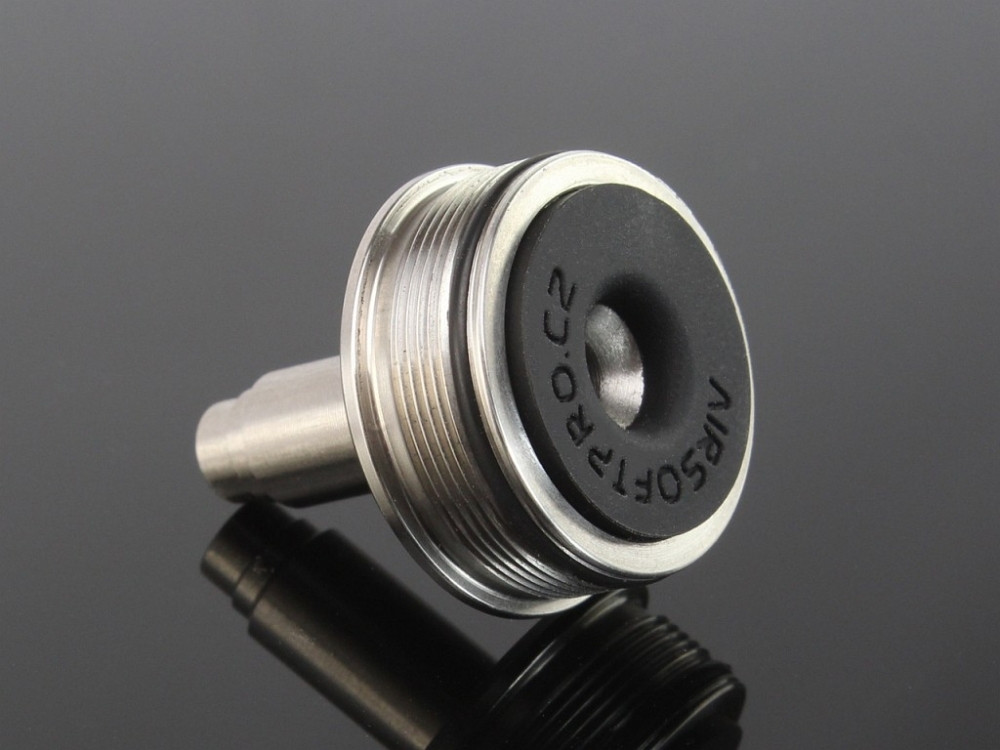 Stainless steel STRAIGHT cylinder head for Ares Amoeba Striker sniper rifles OD-A-ASPRO416 asgbox.pl Stainless steel STRAIGHT cylinder head for Ares Amoeba Striker sniper rifles - obrazek 4