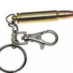 Key chain with carbine cartridge GOLD - 5,56