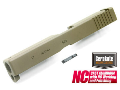 GD CERAKOTE Aluminum Slide for TM G-Series Model 17 GBB - Tan