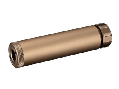 TM metal silencer GBB Tactical, thread 16 plus  mm CW (MK23, HK45) - Tan (FDE)