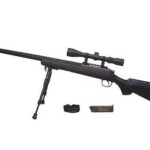 MB03D Sniper  plus  scope and bipod, black