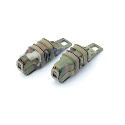 Alternative view of FMA Polymer MOLLE FastMag Pouch for Pistol Magazines, 2 pcs - MC