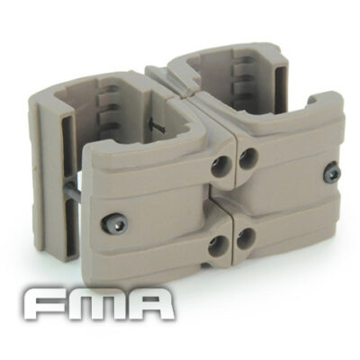 FMA MP7 Adjustable Magazine Double Clip - Tan