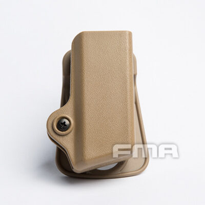 FMA Plastic Pouch for Pistol Magazine 9mm Luger - Tan