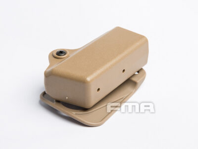 FMA Plastic Pouch for Pistol Magazine 9mm Luger - Tan - obrazek 3