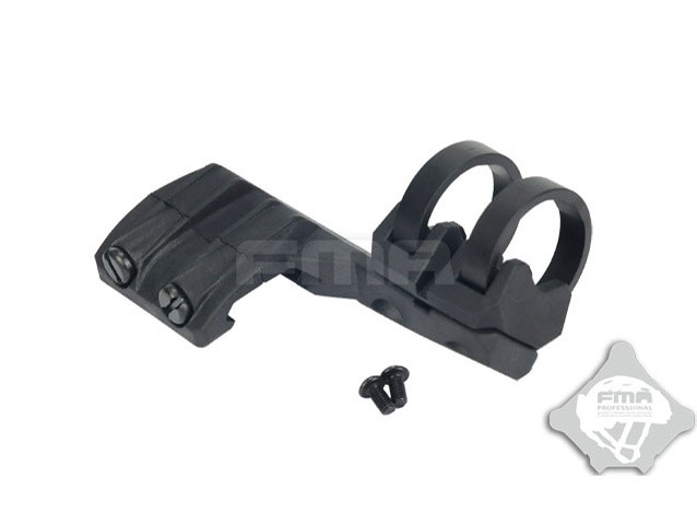 FMA Right Side RIS Mount for Flashlight with a diameter of 20-25 mm - Black OD-A-TB1009-BK2 asgbox.pl FMA Right Side RIS Mount for Flashlight with a diameter of 20-25 mm - Black