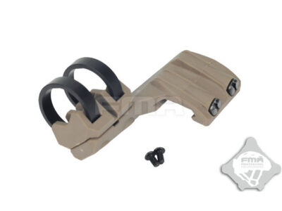 FMA Left Side RIS Mount for Flashlight with a diameter of 20-25 mm - Tan