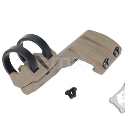 FMA Left Side RIS Mount for Flashlight with a diameter of 20-25 mm - Tan