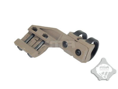 FMA Left Side RIS Mount for Flashlight with a diameter of 20-25 mm - Tan - obrazek 2