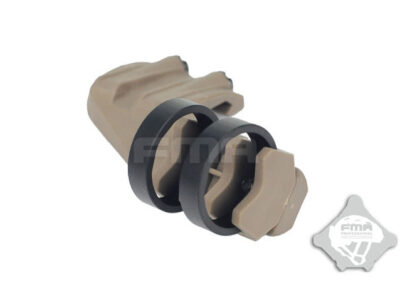 FMA Left Side RIS Mount for Flashlight with a diameter of 20-25 mm - Tan - obrazek 3