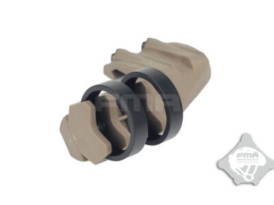 FMA Right Side RIS Mount for Flashlight with a diameter of 20-25 mm - Tan - obrazek 3