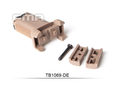 FMA TD Tactical Grip For RIS Rail with Cap - Tan - obrazek 5