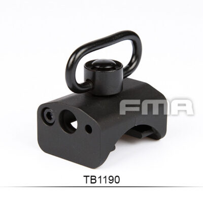 FMA QD Sling Swivel Mounting Base for P90 / SSR90, Low - Black