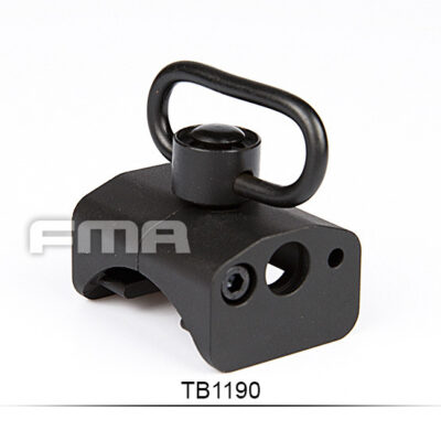 Alternative view of FMA QD Sling Swivel Mounting Base for P90 / SSR90, Low - Black