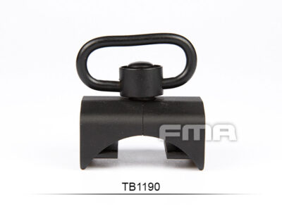 FMA QD Sling Swivel Mounting Base for P90 / SSR90, Low - Black - obrazek 3