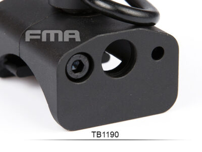 FMA QD Sling Swivel Mounting Base for P90 / SSR90, Low - Black - obrazek 5