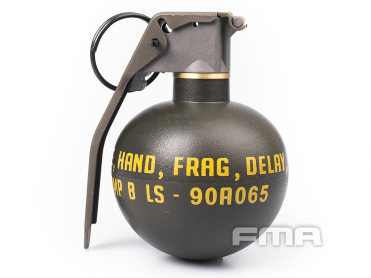 FMA Dummy M67 EG Frag Grenade - Green TB1305 asgbox.pl FMA Dummy M67 EG Frag Grenade - Green