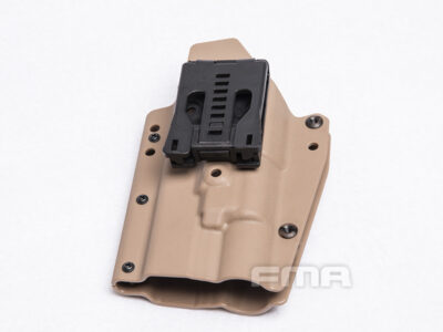 FMA Kydex Holster (G-Series with Flashlight X300), Right Hand - Tan - obrazek 5
